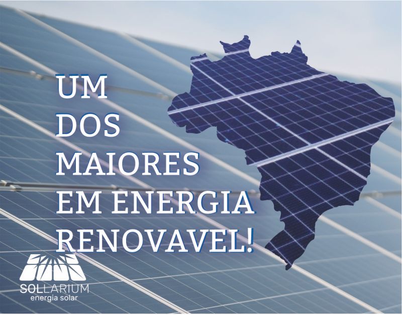 Brasil um dos maiores em energia renovavel