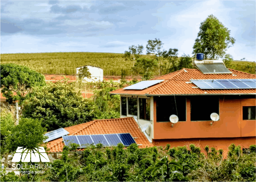 Instalação de placas fotovoltaicas para geração de energia solar em Três Pontas