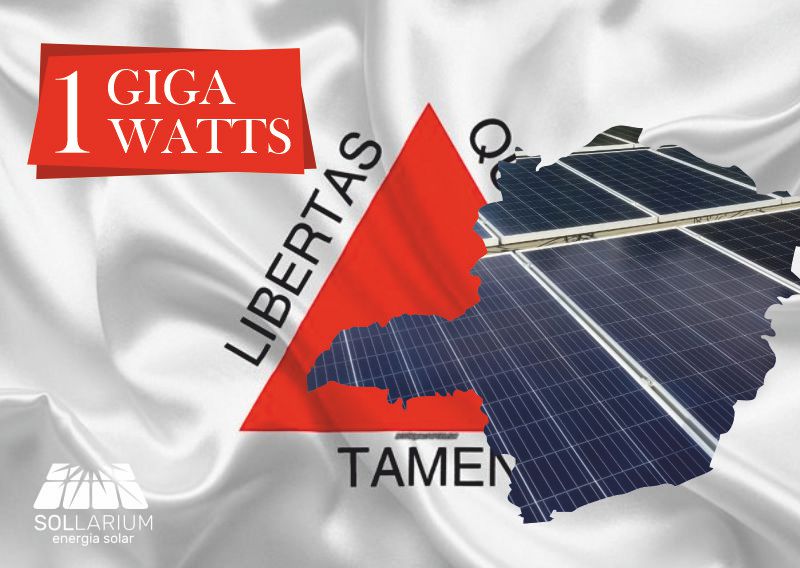 Minas Gerais atinge 1 GW em geração de solar fotovoltaica