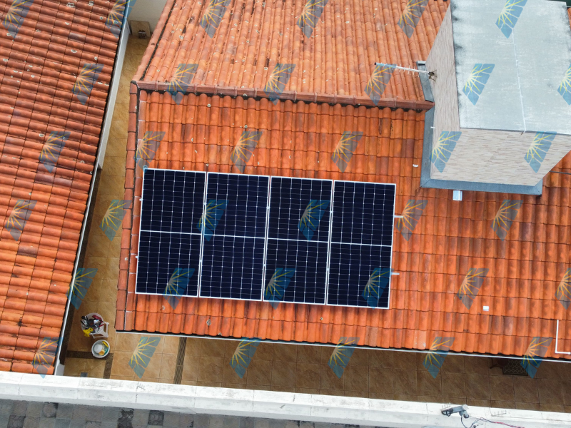 Instalação painel solar
