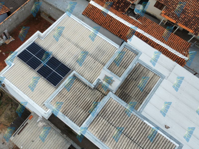 Instalação painel solar