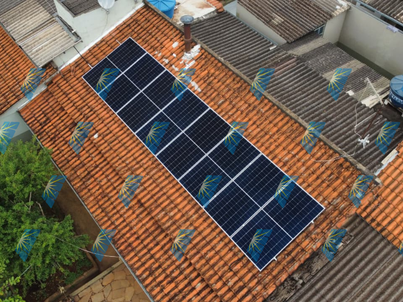 Instalação painel solar