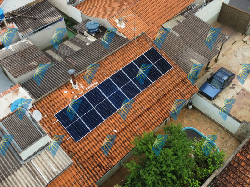 Instalação painel solar
