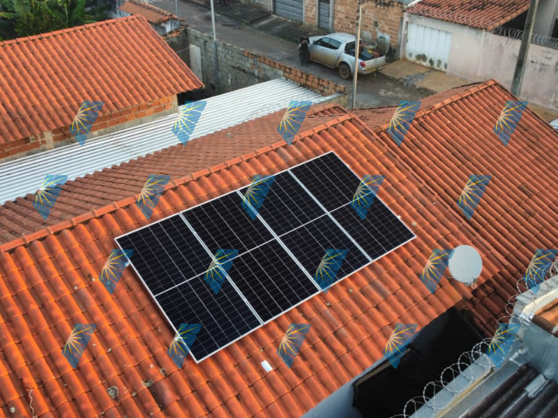 Instalação painel solar