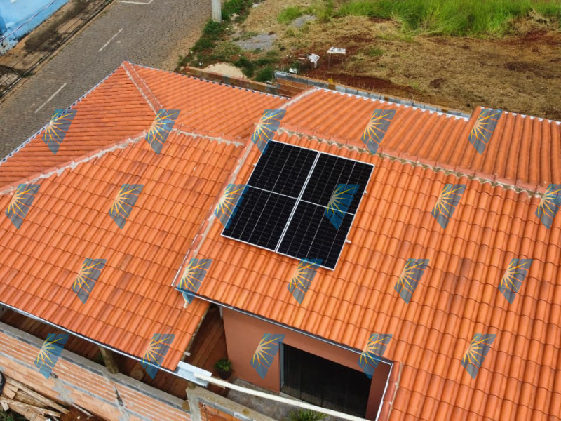 Instalação painel solar