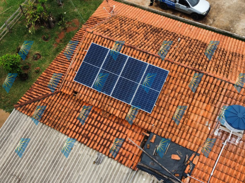 Instalação painel solar
