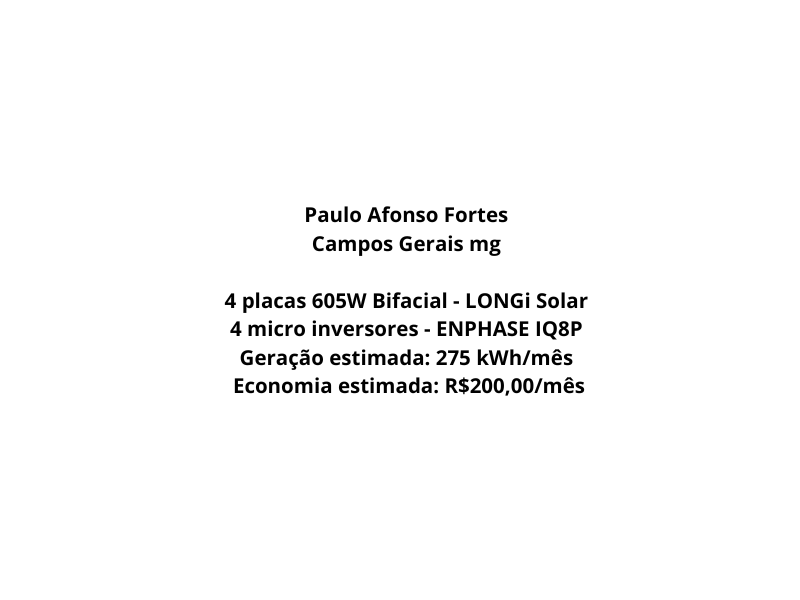 Instalação painel solar